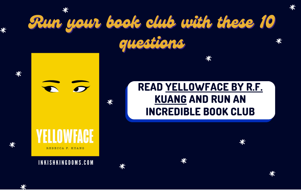 10 book club questions for Yellowface by R.F. Kuang